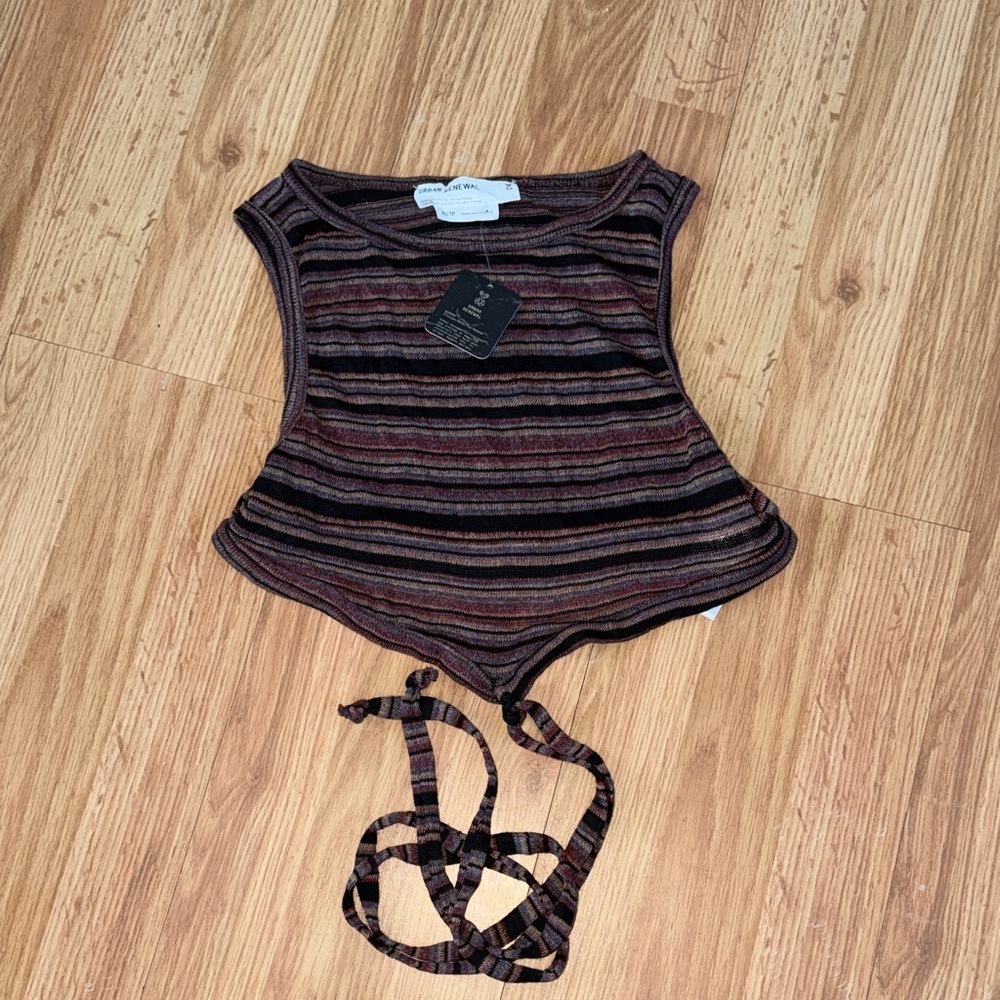 NWT Urban Renewal Tie Crop Top Size XS